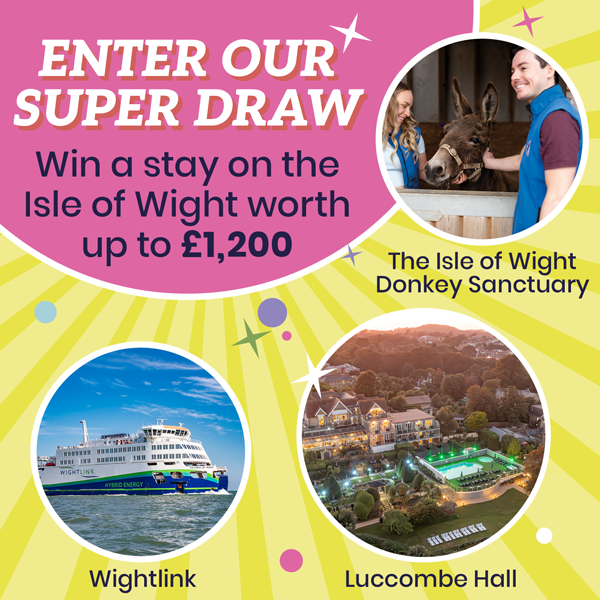 Win a stay on the Isle of Wight worth up to £1,200!